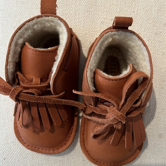 Leather baby shoes - Picture 2 of 4